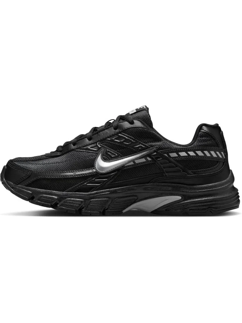 Mens Black Silver Black Nike Initiator Shoes Comfortable Soft Fashion Sneakers